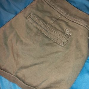 A&F khaki shorts